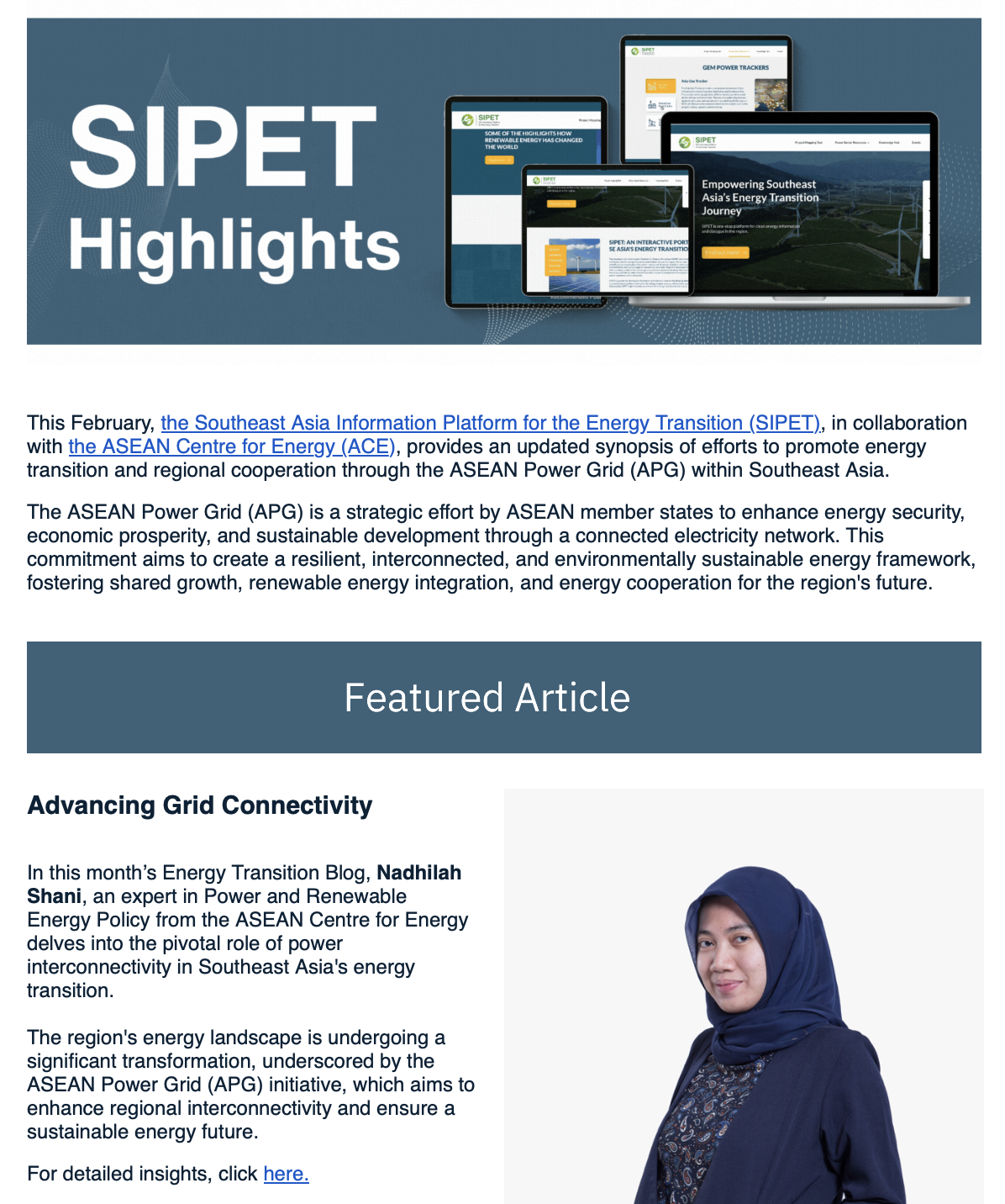 SIPET Newsletter February 2024