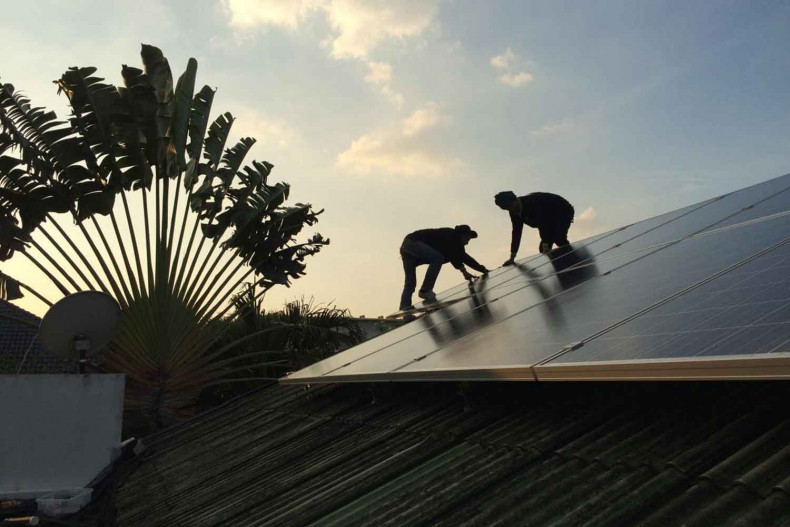 Households tapping solar power in Thailand