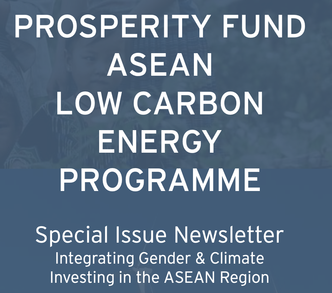 Prosperity Fund ASEAN Low Carbon Energy Program