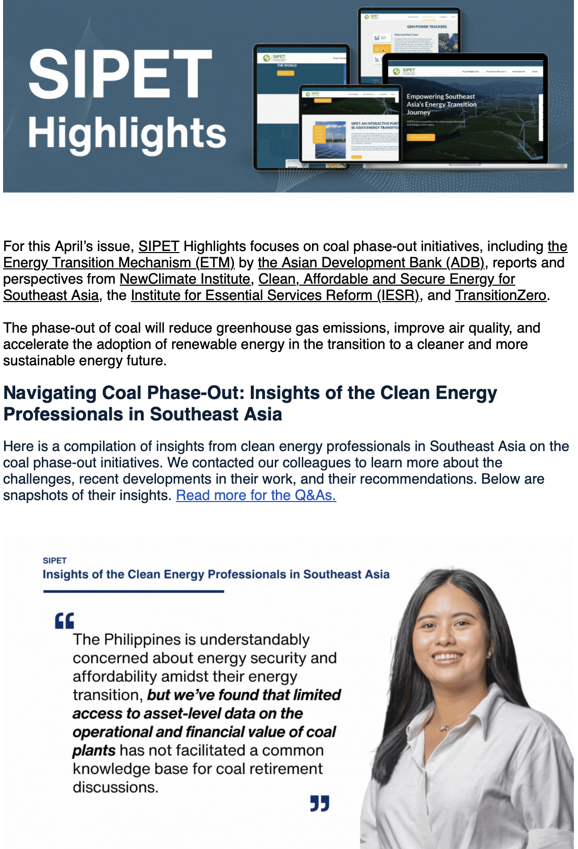 SIPET Newsletter April 2024