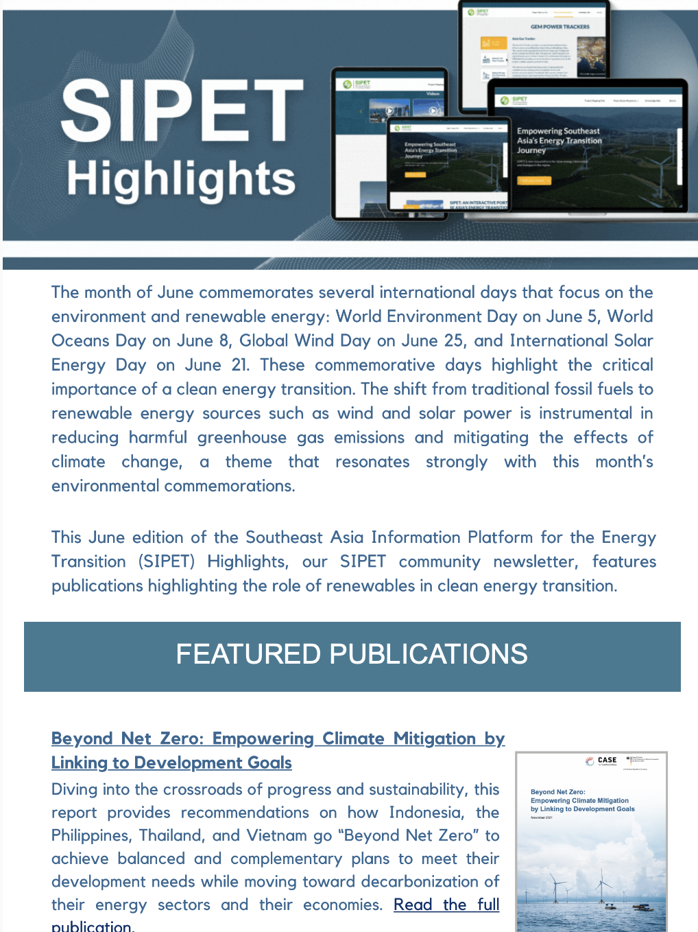 SIPET Newsletter June 2023