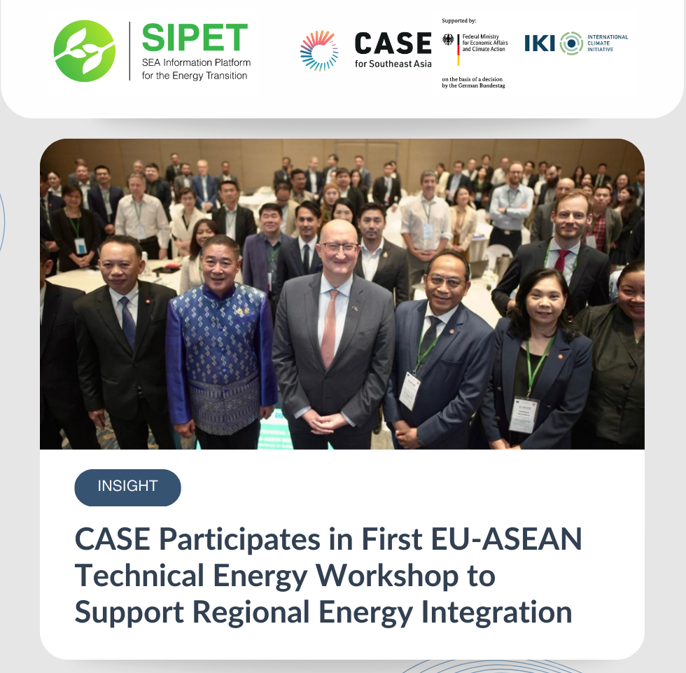 SIPET May Newsletter | Strengthening Regional Ties to Shape Southeast Asia’s Energy Future
