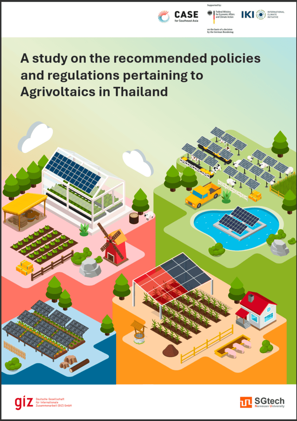 A study on the recommended policies and regulations pertaining to agrivoltaics in Thailand